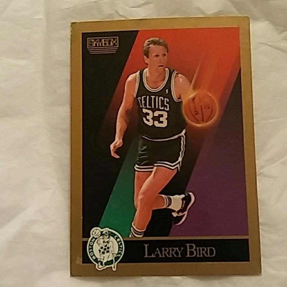 Larry Bird Classic Skybox #14 Boston Celtics Card